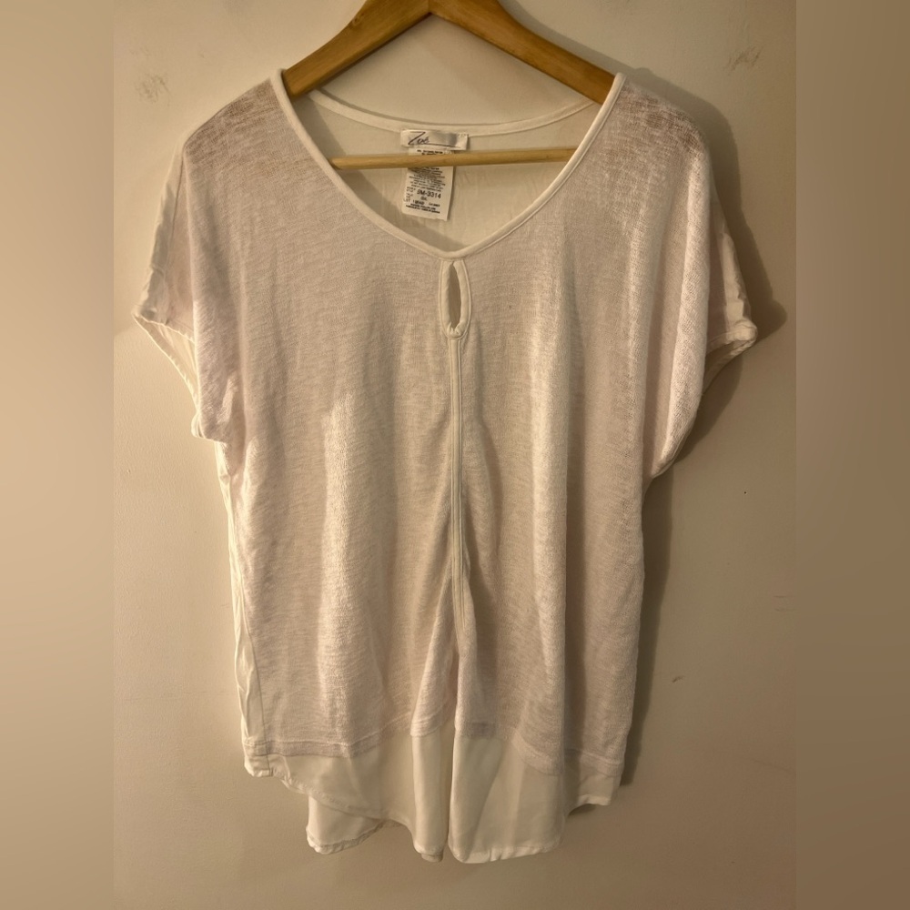 Zoe Women's White Top L
